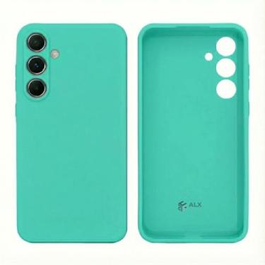 Imagem de Capa TPU Silicone Premium Compatível Smsung Galaxy A15 com Proteção Completa e Forro Aveludado (Verde Menta)