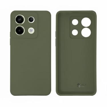 Imagem de Capa Case Compatível Xiaomi Redmi 13C Silicone Aveludado | Proteção Completa e Toque Macio (VERDE MILITAR)