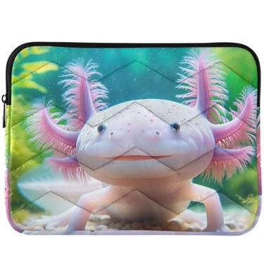 Imagem de Axolotl Capa para notebook animal fofo capa para notebook durável capa para laptop universal 13-14 capa para laptop