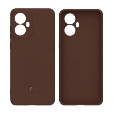 Imagem de Capa Silicone Premium para Motorola Moto G24 – Interior Aveludado, Proteção de Câmera e Toque Macio Antichoque (Marrom)