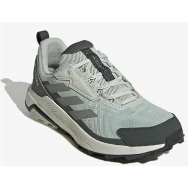 Imagem de adidas Tênis feminino Terrex Anylander para caminhada, Linho verde/prata verde/hera, 35