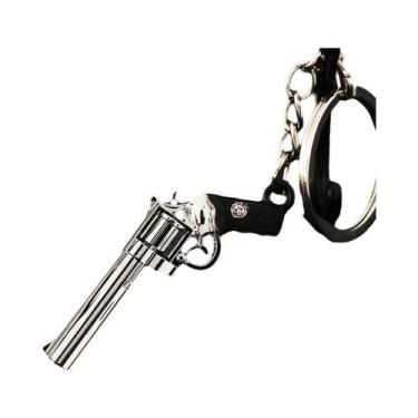 Imagem de Chaveiro Modelo De Mini Arma 5cm Python 357 Pingente De Metal Joia Por