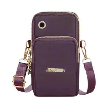 Imagem de Bolsa Mini Transversal Vertical Feminina Da Moda, Carteira De Pulso, B