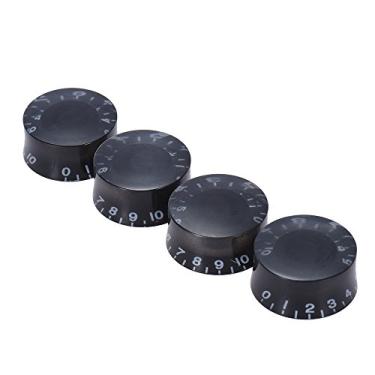 Imagem de 4 peças de Botões Controle Volume e para Gibson Les Paul Guitarra Elétrica Substituição Plástico Estiloso com 10 Escalas Adequado Eixo Dividido 6mm Ajuste Rápido Conveniente Acessórios