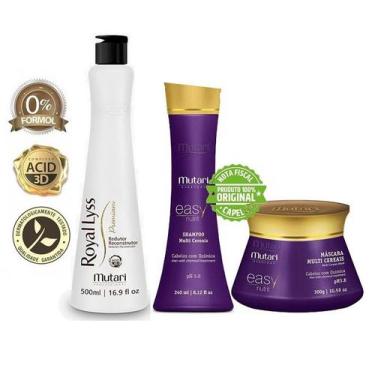 Imagem de Mutari kit royal lyss + multi cereais shampoo + mascara ed
