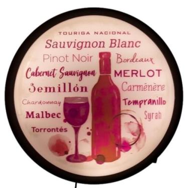 Imagem de Luminária Vinhos Merlot Lovers Prático e Funcional para Uso Diário