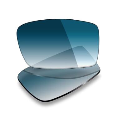 Imagem de Mryok Lentes de substituição UV400 compatíveis com óculos de sol Maui Jim Canoes MJ208 de 65 mm, HD Polarized, proteção UV, resistente a impactos e ajuste perfeito - Matiz gradiente azul