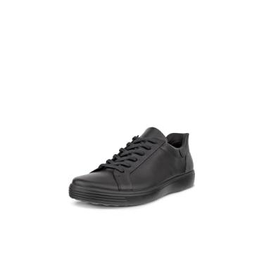 Imagem de ECCO Tênis masculino Soft 7 Easy Slip, Nobuck preto/preto, 34/35 BR