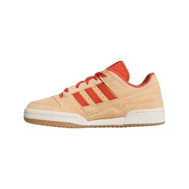 Imagem de adidas Tênis masculino Forum Low Lace Up Casual - Laranja, Multi, 6.5 Wide