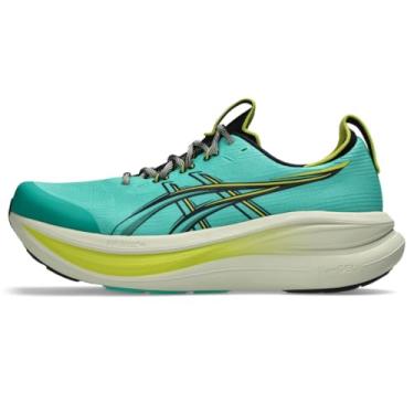 Imagem de ASICS Tênis masculino Gel-Nimbus 28 Tr, Verde aurora/preto, 39
