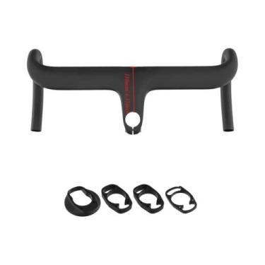 Imagem de Guidão De Bicicleta De Estrada Em Fibra De Carbono Ultraleve Com Desig
