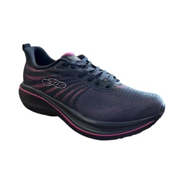 Imagem de Tenis Esportivo Feminino Olympikus Bruma Preto/Rosa 43632407