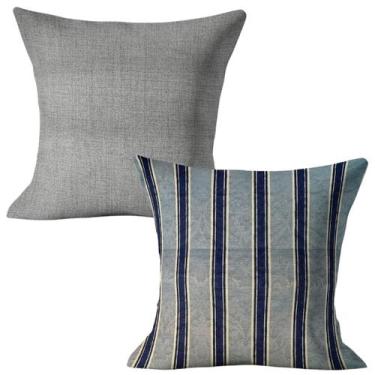 Imagem de Kit 2 Capas Almofadas Lindas Decorativas Sala Sofá C/ Ziper 45x45cm - 