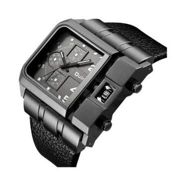 Imagem de Relógio De Moda Masculino Hip-Hop Com Mostrador Grande, Pulseira De Co