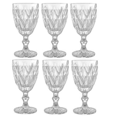 Imagem de Taça Para Agua Vidro Diamond Vitral Clear - Original