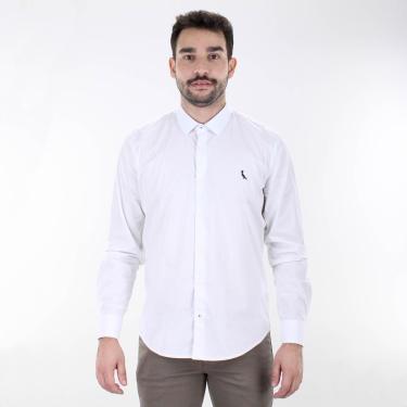 Imagem de Camisa Social Reserva Enxuto Elastano Branco - Masculino-Masculino