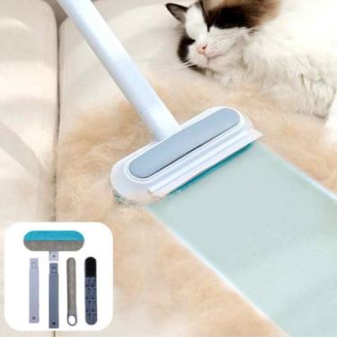 Imagem de Escova Multifuncional Removedor de Pelos de Animais Pet Limpeza de Jan