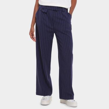 Imagem de Calça Alfaitaria Hering Listrada Feminina-Feminino