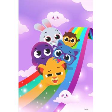 Imagem de Painel Festa Retangular P/ Casado 1,5x2,2m Bolofofos 1 - Fantasia Brás