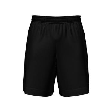 Imagem de Bermuda Masculina Dryfit Com Bolso Academia Corrida Preto - Fantasia B