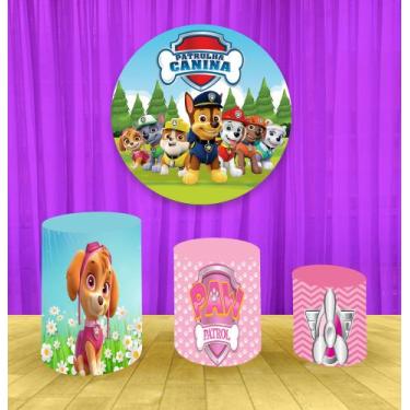 Imagem de Painel Redondo 1,50m E Trio Capa De Cilindro Toy Story 1 - Fantasia Br