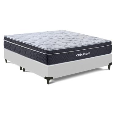 Imagem de Cama Box e Colchão Elegant Molas Ensacadas - Queen (158x198)- Ortobom