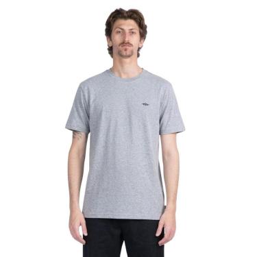 Imagem de Camiseta Rip Curl Classic Surf Cinza Mescla Masculina-Masculino