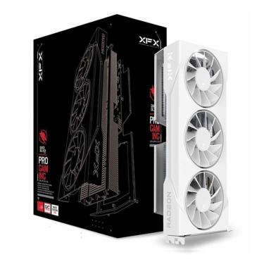 Imagem de Placa de Vídeo XFX RX 9060 XT OC White AMD Radeon, 16GB, GDDR6, 128bits, 20 Gbps, Triple Fan,-Unissex