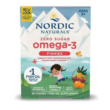 Imagem de Suplemento Nordic Naturals Nordic Omega-3 Fishies (36 Porções)-Unissex