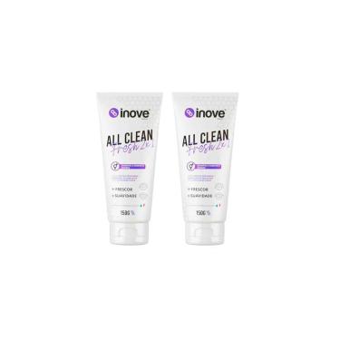 Imagem de Kit 2 Shampoo e Sabonete Unissex All Clean Fresh 2x1 - 2x150g Inove Beauty-Unissex