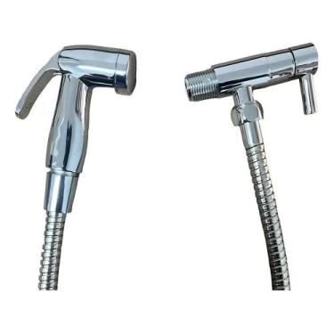 Imagem de Ducha Higiênica Luxo Metal Cromado Acionamento 1/4 De Volta - Congratu