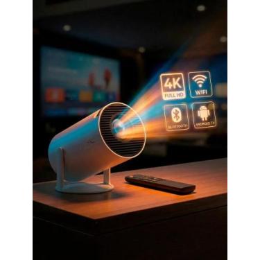 Imagem de Mini Projetor Full Cam HY300 HD 3600lm LED Bluetooth Android - Congrat