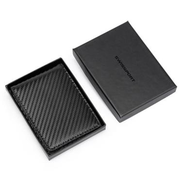 Imagem de Carteira Masculina Porta Cartão Dinheiro Moderno Slim 200ml-Masculino