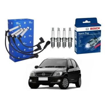 Imagem de Kit Vela Cabo Delphi Celta 1.0 Flex 2006 A 2012 - Bosch