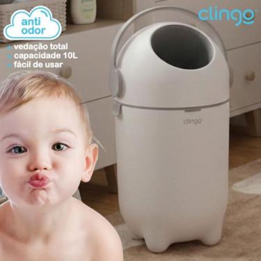 Imagem de Lixeira Mágica Anti Odor Clingo 10l
