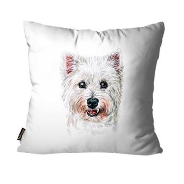 Imagem de Capa para Almofada Mdecore Pets Cachorro gato , West Highland White Te