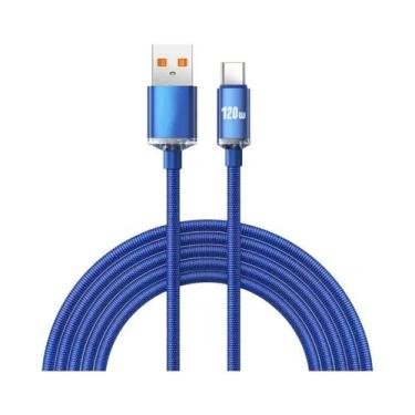Imagem de Cabo USB Tipo C De Carregamento Rápido 120W 6A Para Telefones Samsung,