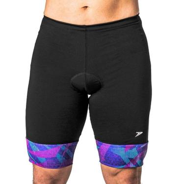 Imagem de Bermuda Ciclismo Poker Talon Masculina - Preto e-Masculino
