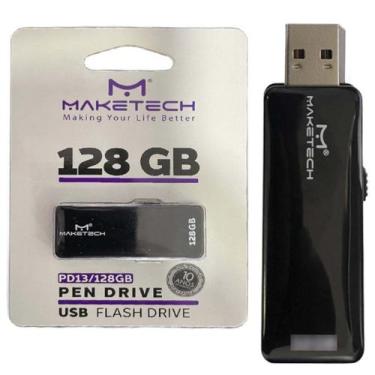 Imagem de Pen Drive 128GB Usb Flash Disk 2.0 Prático Maketech PD13/128
