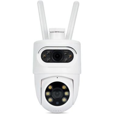 Imagem de Câmera Segurança Externa WiFi Dual Dome Alexa/Google EKaza