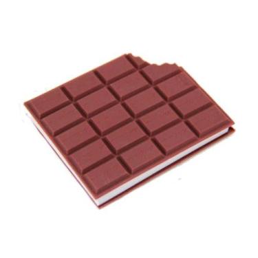 Imagem de Caderneta Tablete Chocolate Chocolate:Marrom - Lumus