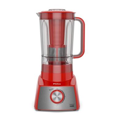 Imagem de Liquidificador Philco PLQ1411V 1150W 2,7L com Filtro Autolimpeza 4 Velocidades Vermelho...