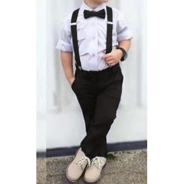 Imagem de Calça Social Tradicional Pajem Festa Menino 1 A 14 Anos - Ranna Bebe, 
