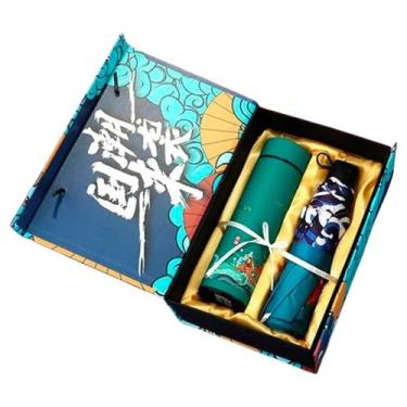 Imagem de Guarda Chuva Oriental Anti UV + Garrafa Térmica Jocenter, Verde