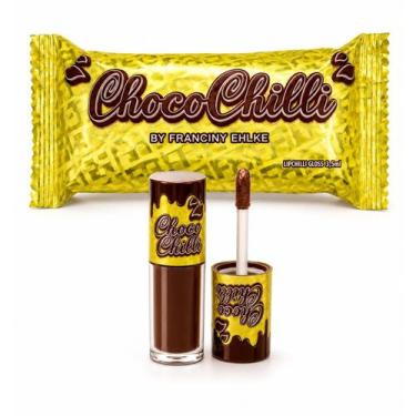 Imagem de Gloss Labial Choco Chilli 3,5ml Brilho Sabor Chocolate - Sem marca