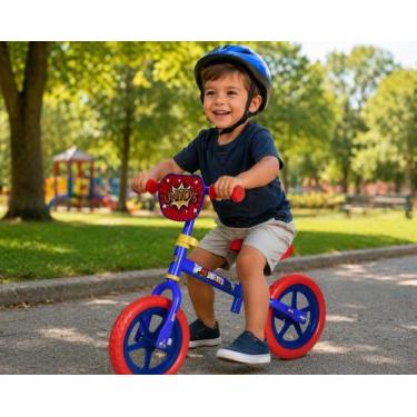 Imagem de Bicicleta De Equilíbrio Infantil Sem Pedal - Azul - UNITOYS