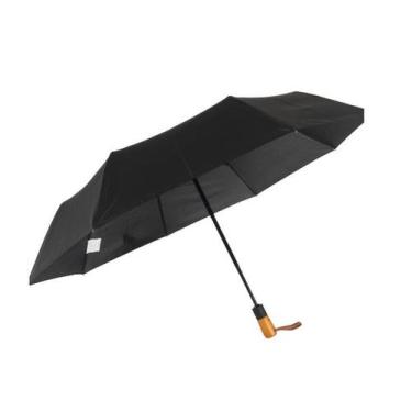 Imagem de Sombrinha Fazzoletti Automática Wood Preto 577PRETO - SOMBRINHAS E GUA