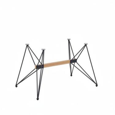 Imagem de Base para Mesa em Aço 140cm Liverpool Fratini, Preto