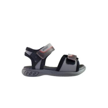 Imagem de Sandália Infantil Menino Ortopé Energy 56007-018, 25, Vermelho, Grafit