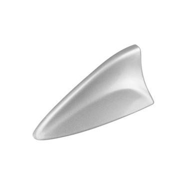 Imagem de Antena Automotiva Teto Shark Prata Compatível Universal Sinal FM AM Design Aerodinâmico Permak